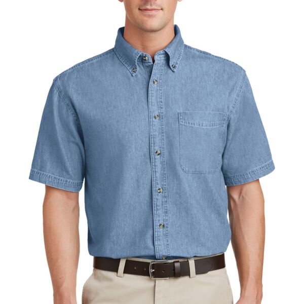 Short Sleeve Value Denim Shirt Thumbnail